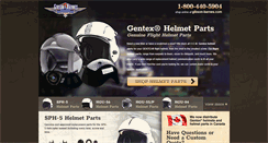 Desktop Screenshot of gentexhelmetparts.com